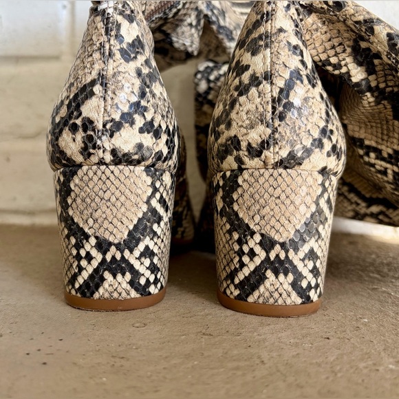 Gianni Bini Trillia Snakeskin Over the Knee Boots, SZ 6 - Picture 8 of 10